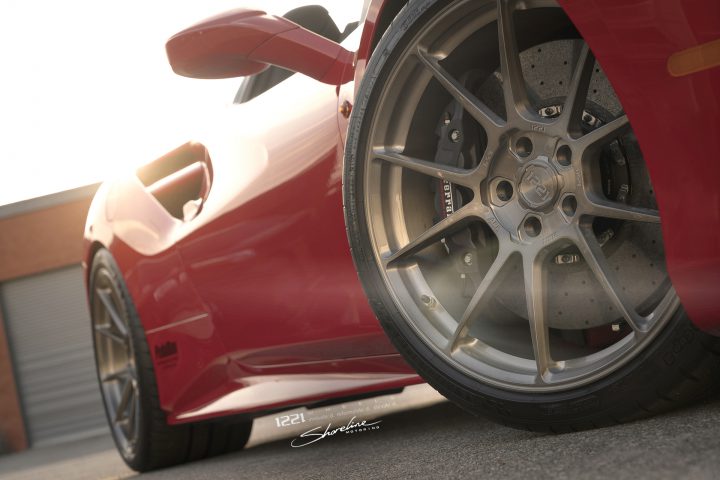 Ferrari 488 gtb spyder coupe forged concave wheels
