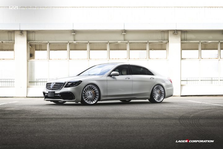 Mercedes Benz S63 S AMG sedan forged concave wheels